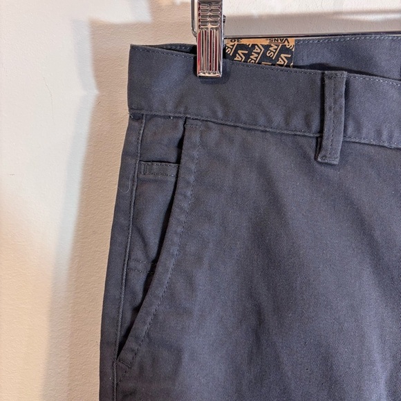 VANS Sz 30 Authentic Chino Slim Fit Grey Trousers Extra Button NEW WITH TAGS - Picture 2 of 16
